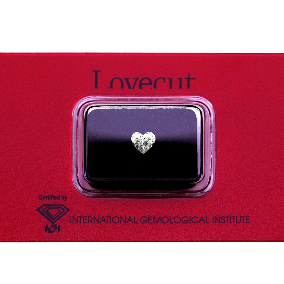 Blister Lovecut diamante cuore 1 carato - Foto prodotto