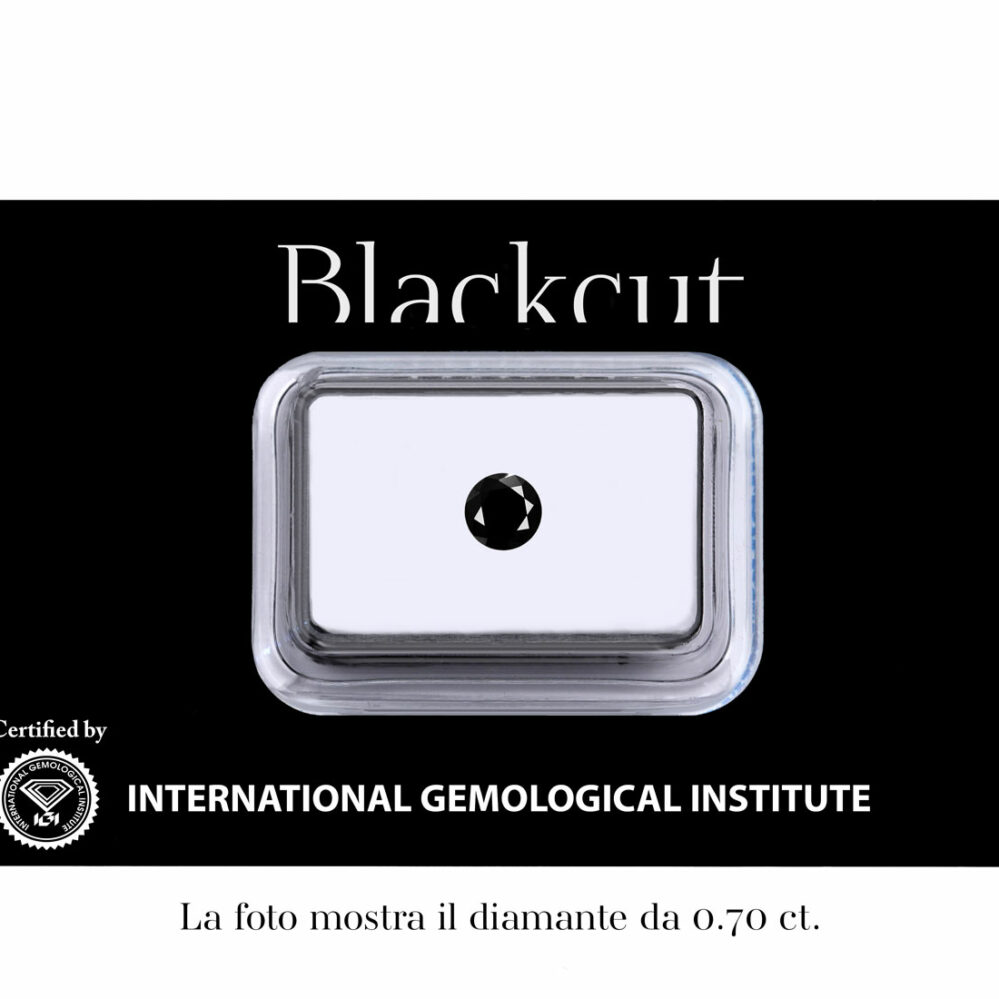 Foto diamante nero in blister Blackcut